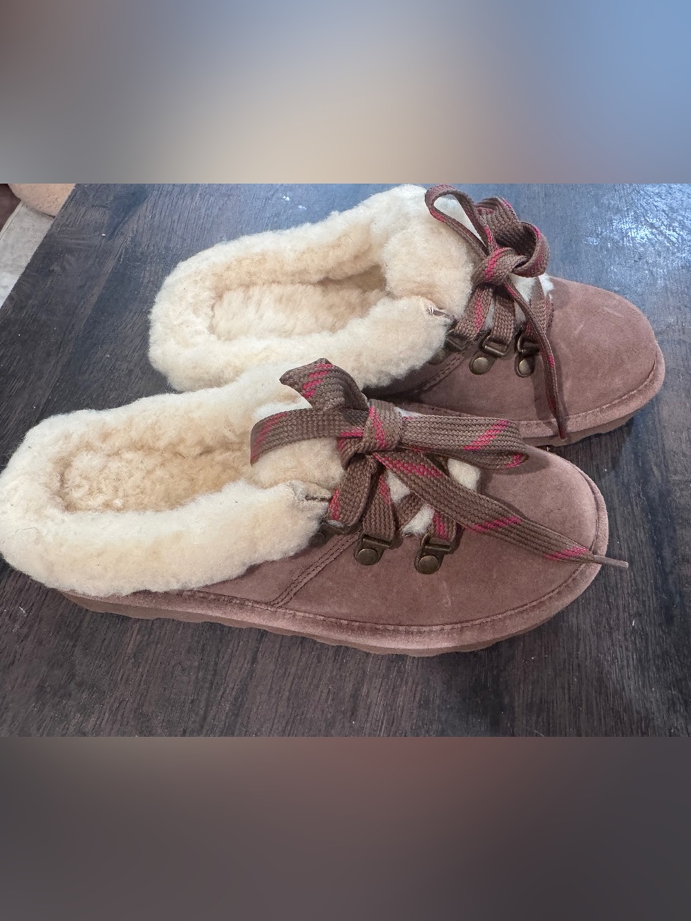 BearPaw cedar Slipper Clog